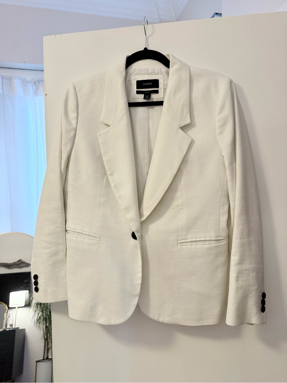 J. Crew Parke White Blazer